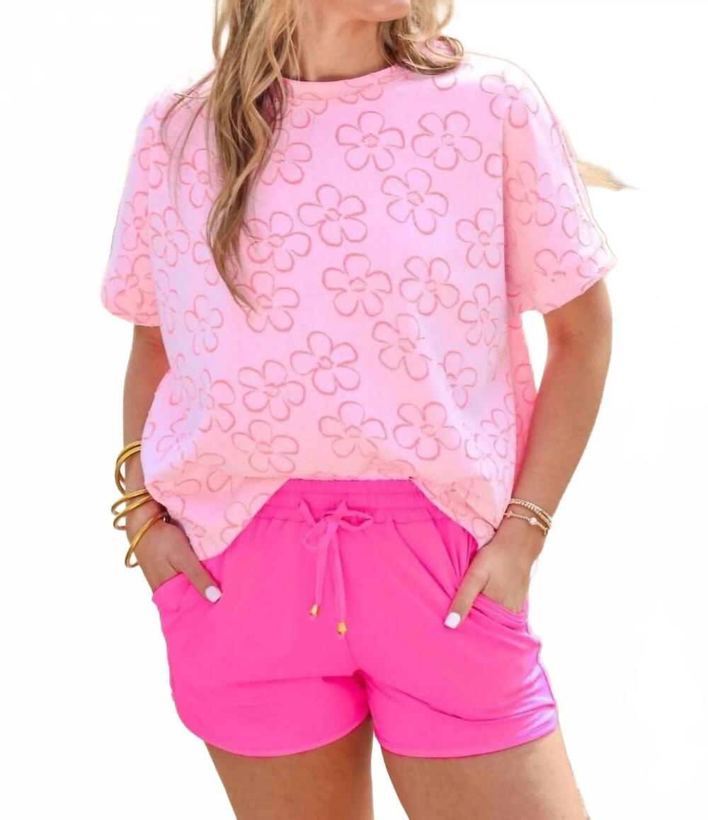 NEW JESS LEA millie burn out tee in flowers